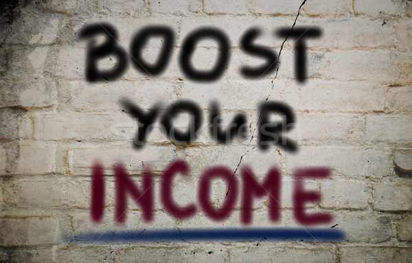Stock photo: Boost Your Income Concept