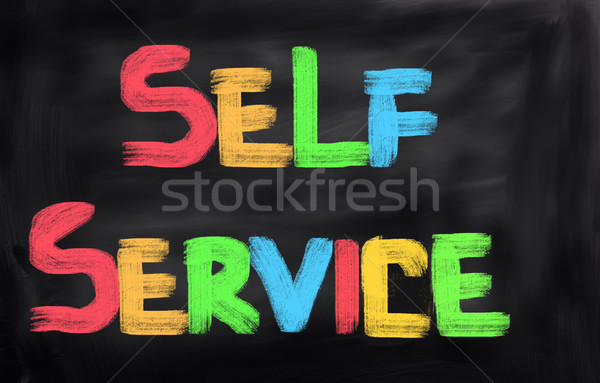 Self Service Concept Stock photo © KrasimiraNevenova