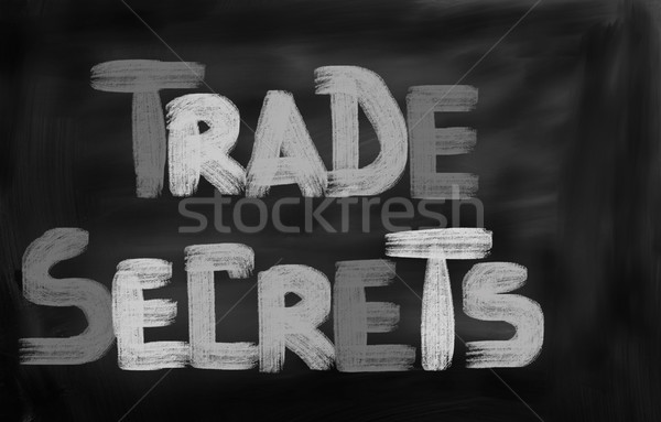 Kereskedelem titkok üzlet kommunikáció bőr információ Stock fotó © KrasimiraNevenova