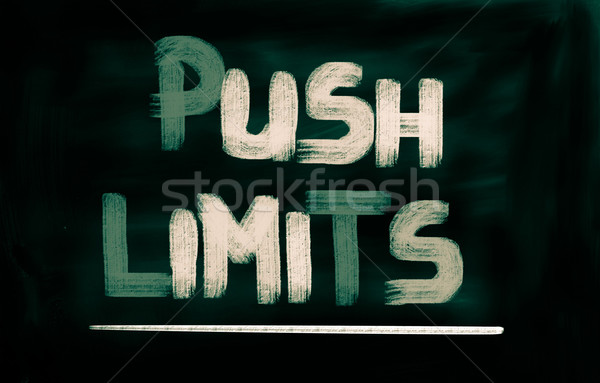 Push Limits Concept Stock photo © KrasimiraNevenova