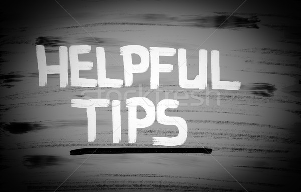 Helpful Tips Concept Stock photo © KrasimiraNevenova