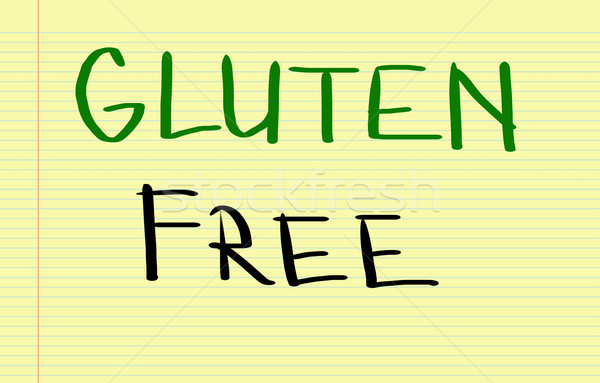 Glutensiz sağlık ücretsiz bakım insan diyet Stok fotoğraf © KrasimiraNevenova
