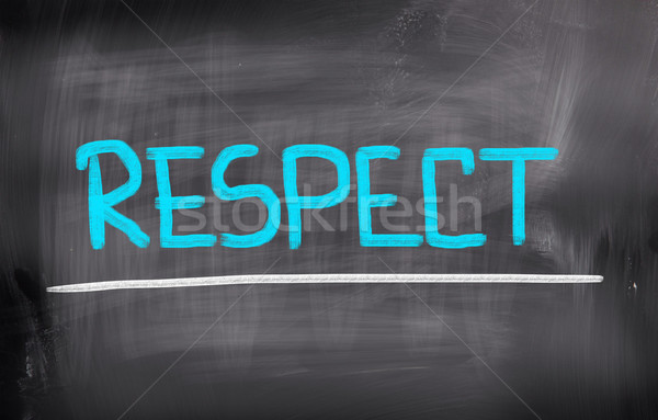Stock photo: Respect Concept