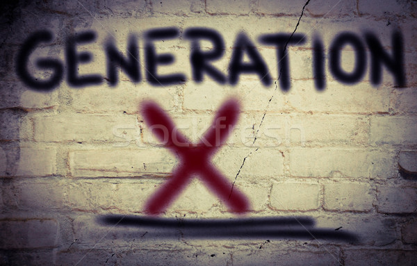 Generación x educación web visión idea cultura Foto stock © KrasimiraNevenova