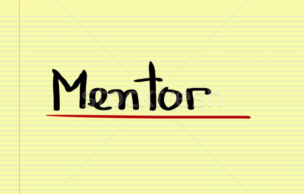 Zdjęcia stock: Mentor · pracy · edukacji · wsparcia · cel · seminarium