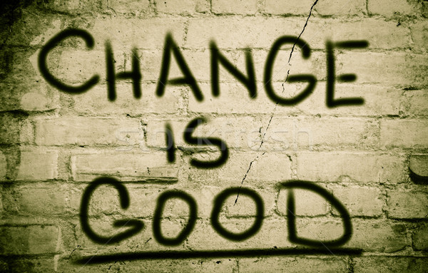Stock photo: Change Is Good Concept