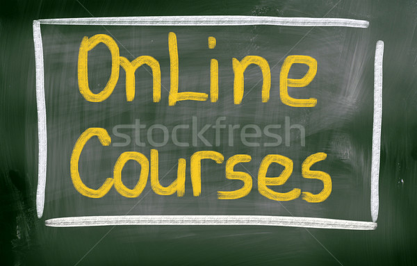 Online Courses Concept Stock photo © KrasimiraNevenova