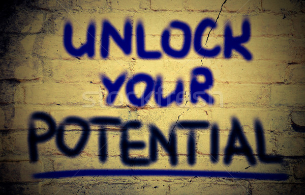 Unlock Your Potential Concept Stock photo © KrasimiraNevenova