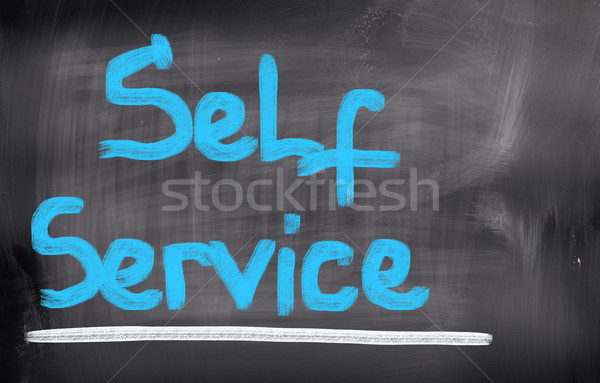 Self Service Concept Stock photo © KrasimiraNevenova