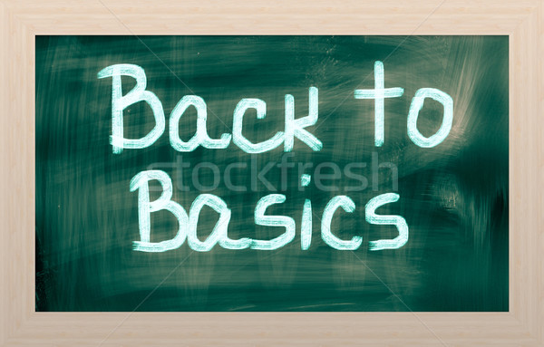 Back To Basics Concept Stock photo © KrasimiraNevenova