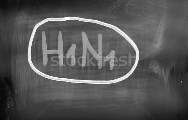 H1n1 vírus orvosi törődés emberi biológia Stock fotó © KrasimiraNevenova