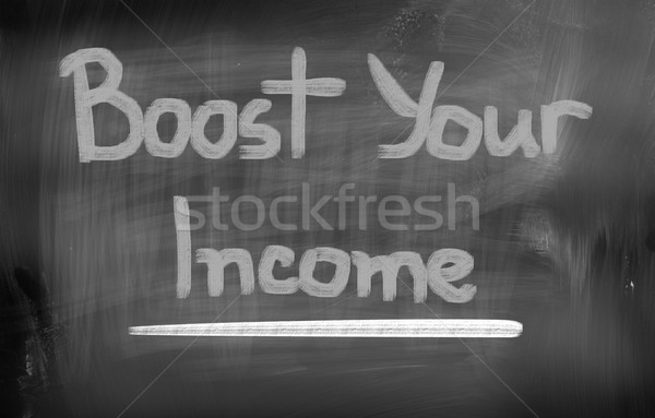 Erősítés jövedelem absztrakt háttér pénzügy adat Stock fotó © KrasimiraNevenova