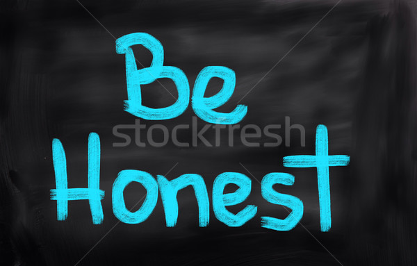 Honesto negocios confianza texto conceptual elegir Foto stock © KrasimiraNevenova