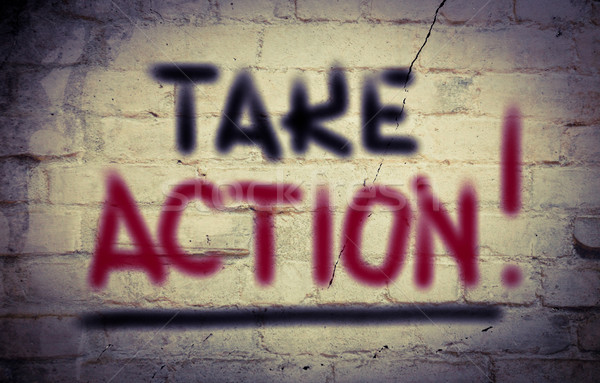 Take Action Concept Stock photo © KrasimiraNevenova