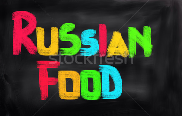 Russian Food Concept Stock photo © KrasimiraNevenova