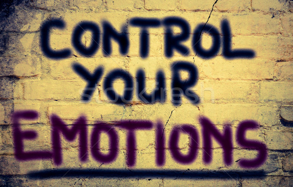 Control Your Emotions Concept Stock photo © KrasimiraNevenova