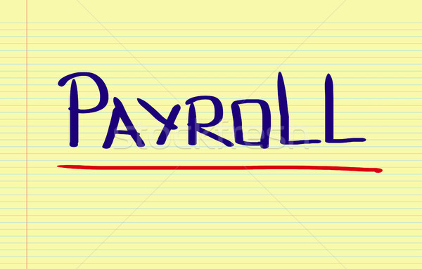 Payroll Concept Stock photo © KrasimiraNevenova