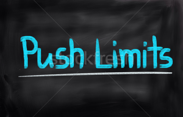 Push Limits Concept Stock photo © KrasimiraNevenova