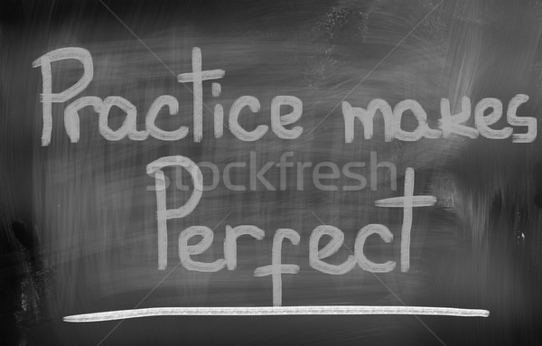 Practice Makes Perfect Concept Stock photo © KrasimiraNevenova