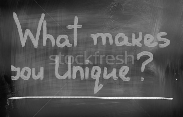 What Makes You Unique Concept Stock photo © KrasimiraNevenova