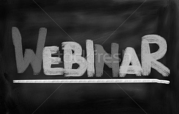 Webinar Concept Stock photo © KrasimiraNevenova