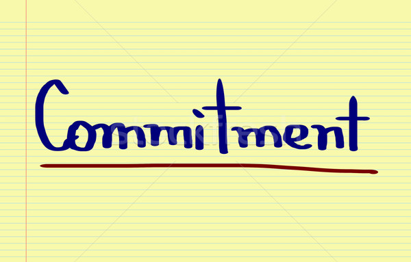 Commitment Concept Stock photo © KrasimiraNevenova