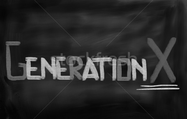 Stock photo: Generation X Concept