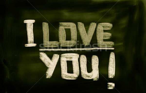 I Love You Concept Stock photo © KrasimiraNevenova