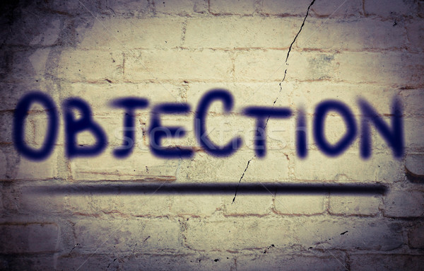 Objection Concept Stock photo © KrasimiraNevenova