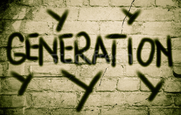 Generation Y Concept Stock photo © KrasimiraNevenova