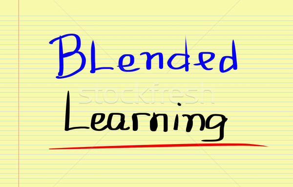 Blended Learning Concept Stock photo © KrasimiraNevenova