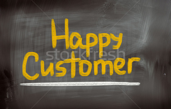 Fericit client serviciu succes marketing ţintă Imagine de stoc © KrasimiraNevenova