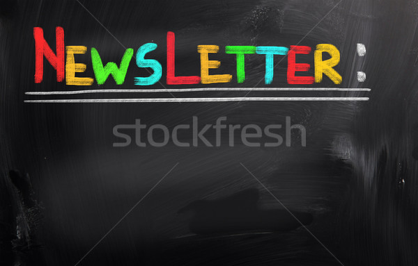 Stock foto: Newsletter · Internet · Zeichen · Kontakt · Schreiben · Informationen