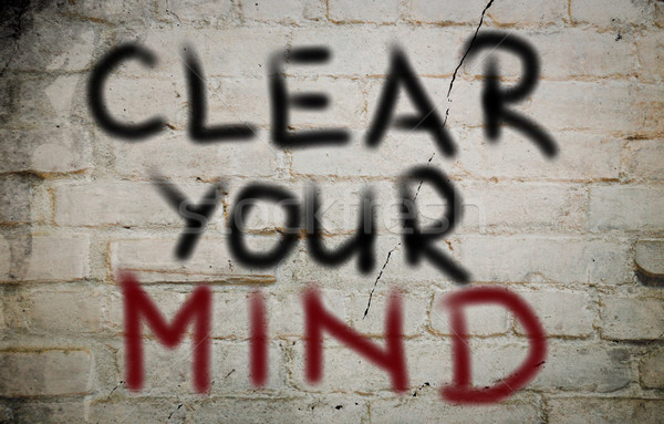 Clear Your Mind Concept Stock photo © KrasimiraNevenova