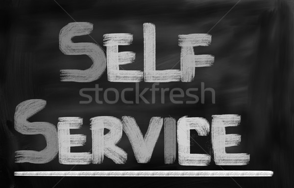 Self Service Concept Stock photo © KrasimiraNevenova