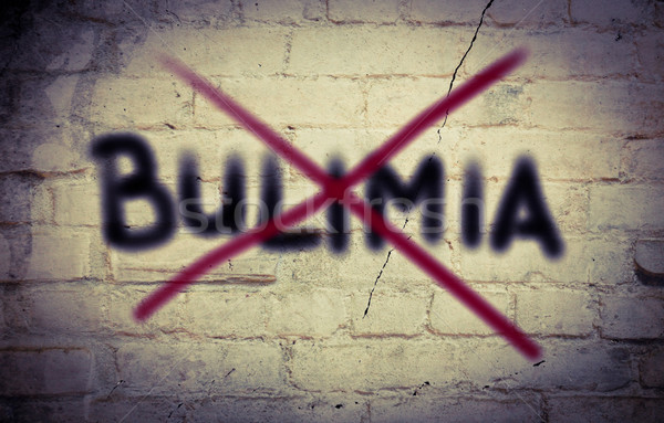 Bulimia gyógyszer eszik kezelés betegség beteg Stock fotó © KrasimiraNevenova