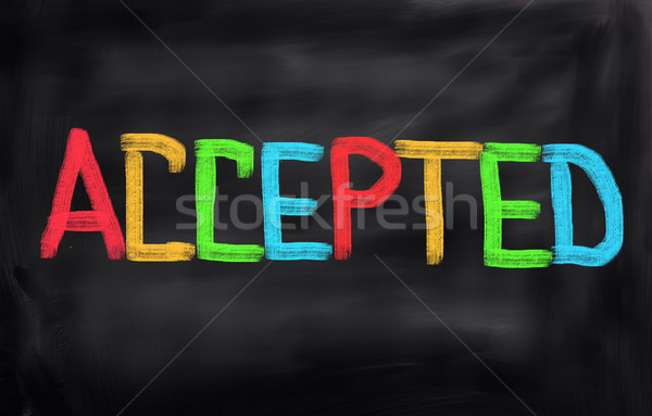 Accepted Concept Stock photo © KrasimiraNevenova