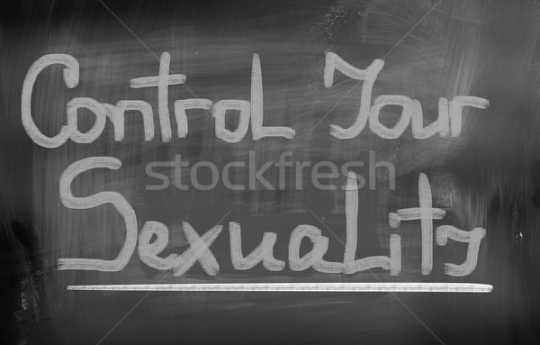 Controle seksualiteit seks vrouwen medische onderwijs Stockfoto © KrasimiraNevenova