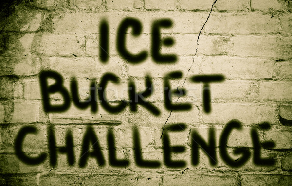 Ice Bucket Challenge Concept Stock photo © KrasimiraNevenova