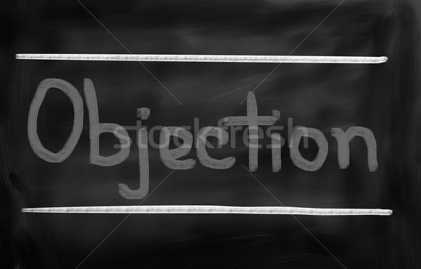 Objection Concept Stock photo © KrasimiraNevenova