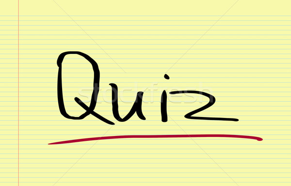 Quiz Concept Stock photo © KrasimiraNevenova