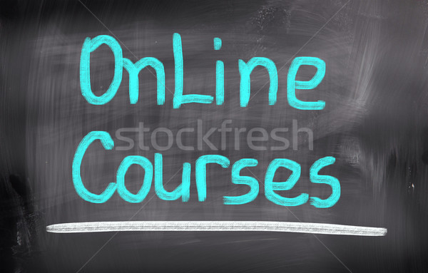 Online Courses Concept Stock photo © KrasimiraNevenova