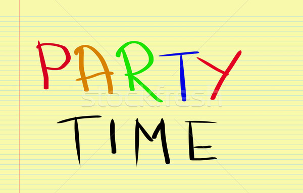 Party Time Concept Stock photo © KrasimiraNevenova