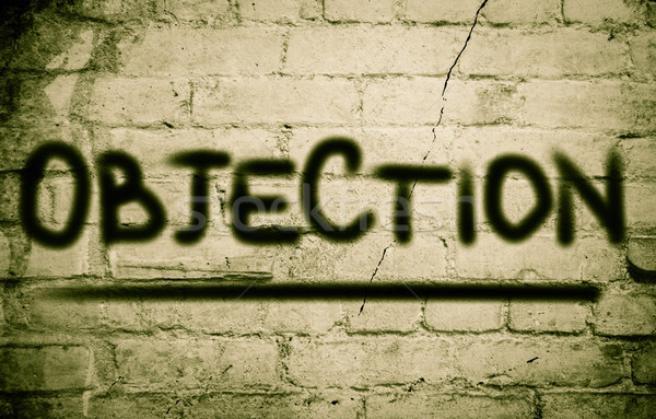 Objection Concept Stock photo © KrasimiraNevenova