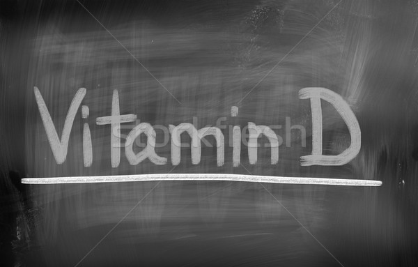 Vitamina d şcoală peşte abstract medicină ştiinţă Imagine de stoc © KrasimiraNevenova