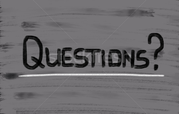 Questions Concept Stock photo © KrasimiraNevenova