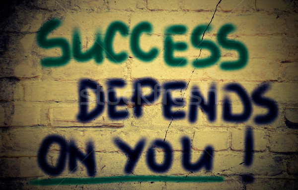 Success Depends On You Concept Stock photo © KrasimiraNevenova
