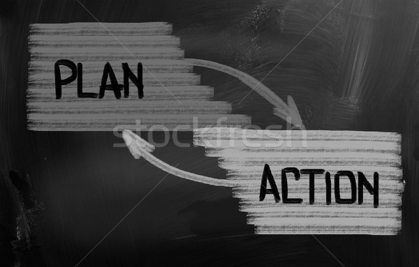 Plan Concept Stock photo © KrasimiraNevenova