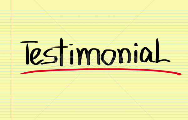 Testimonial Concept Stock photo © KrasimiraNevenova