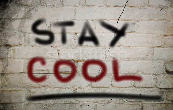 Stay Cool Concept Stock photo © KrasimiraNevenova